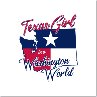 Texas Girl in a Washington World Posters and Art